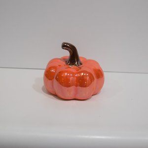 Orange Ceramic Pumpkin